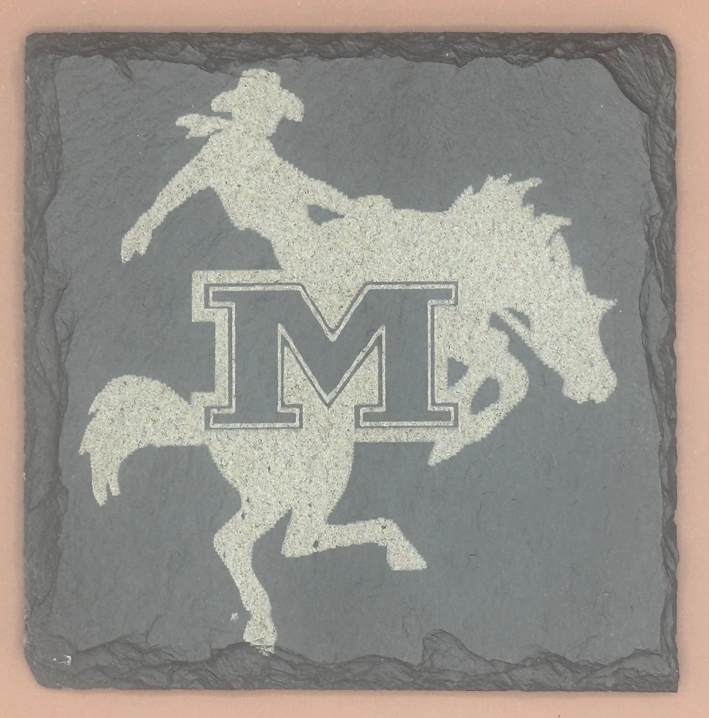 Mcneese State University Cowboys Slate Coaster set of 4